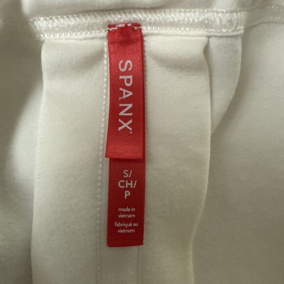 SPANX The Perfect Funnel Top in Powder Ivory White SS Top Sz Small Mrsp $98 - Picture 2 of 6